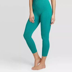 Joy Lab Seamless Ribbed Green Legging
